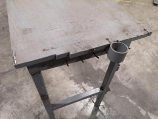 Heavy Duty Steel Plate Topped Workbench