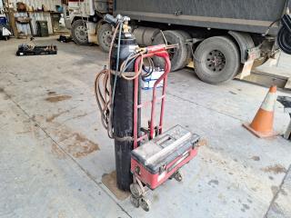 Oxy/Acetylene Gas Welding/Cutting Trolley and Kit