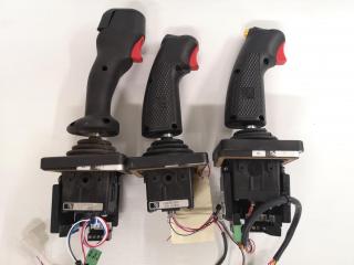 3x Assorted Industrial or Aviation Joystick Controllers by PQ Controls
