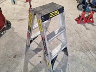 Gorilla Industrial Aluminum Double Sided Ladder (150KG)