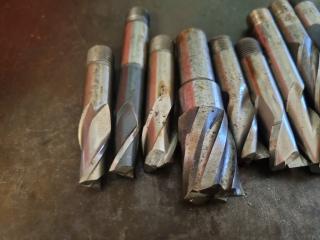 Large Lot of Milling Machine Endmills 