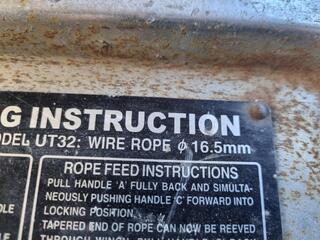 Titan Wire Rope Winch, 3200kg Capacity