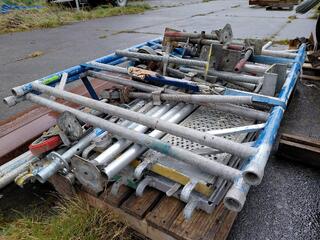Assortment of Scaffolding Equipment