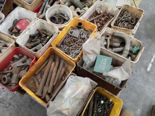 Pallet of Assorted Fastening Hardware, Fittings, Parts & More