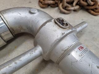 2x Aluminium Pipe Assemblies