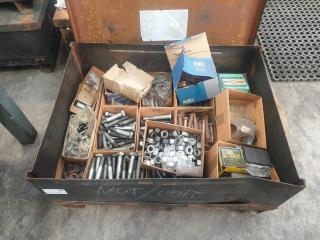Steel Box of Nuts and Bolts