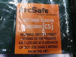 3x ArcSafe Catagory C5 Welding Screens