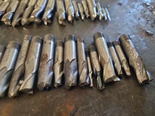 Large Lot of Milling Machine Endmills 