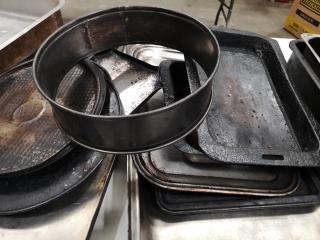 Assorted Comnercial Kitchen Baking Pans, Trays & More