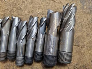 17x Assorted End Mill Cutters