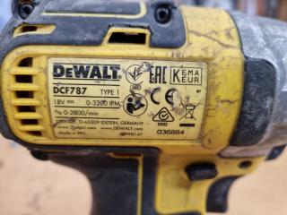 DeWalt Cordless Brushless 18V Impact Driver DCF787