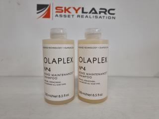 2 Olaplex No.4 Bond Maintenance Shampoos