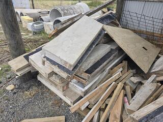 Lot of Timber and Plywood Concrete Formwork