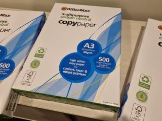 3+ Packs of OfficeMax Multipurpose Carbon Neutral A3 Copy Paper