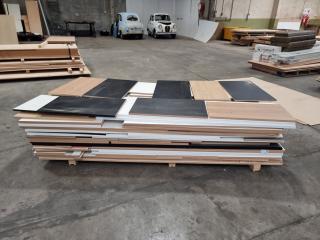 Large Assortment of MDF Boards and Cut-Offs