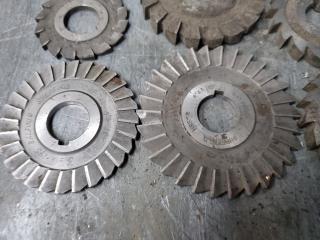 Large Assortment of Milling Machine Blades 