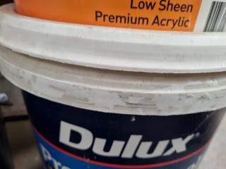 6x 10L Dulux Professional Interior Paints, Partial Buckets