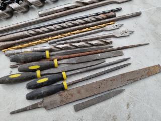 Assorted Drill Bits & Files