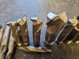 12x Assorted Milling Cutters