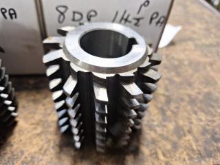 5 x Gear Hobber Cutters