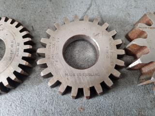 4 x Gear Shaper Cutters