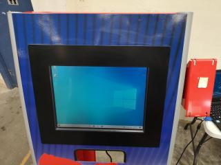 Mobile Retail Event Kiosk w/ LCD Touch Screen Monitor