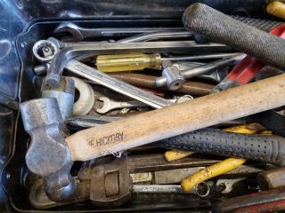 Toolbox with Assorted Handtools