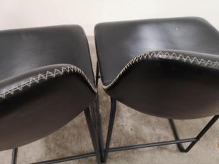 2x Padded Tall Seats / Stools