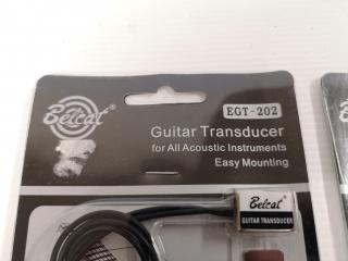 2x Sets of Belcat EGT-202 Guitar Transducers