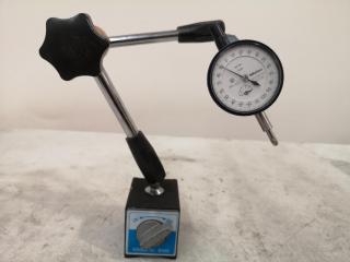 Mitutoyo Dial Indicator w/ Magnetic Adjustable Stand