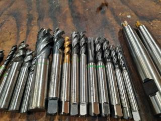 Large Assortment of Endmills/Tap Drills