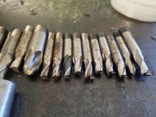 Large Lot of Milling Machine Endmills 