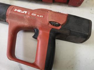 Hilti DX A41 Powder Actuated Fastening Gun w/ Case