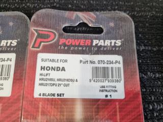 5x Replacement Mower Blade Sets for Honda Lawnmowers