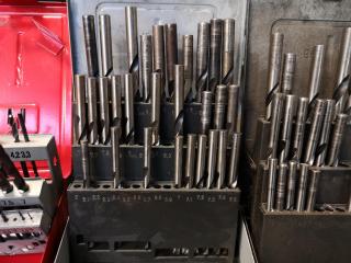 5x Assorted Sets of Used Jobber Drill Bits