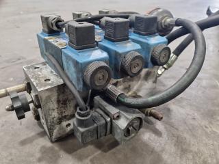 Industrial Hydraulic Assembly w/ Vickers Control Valves