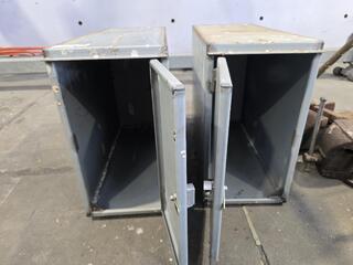 2 x Steel Cabinets
