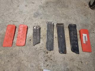 7 Assorted Log Splitting Wedges