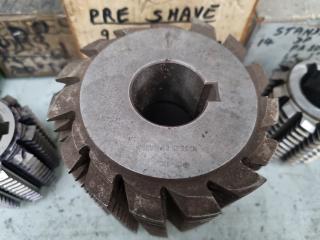 4 x Gear Hobber Cutters