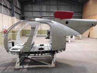 Hughes MD500 White Helicopter Body