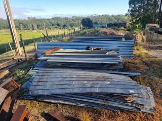 Large Lot of Reclaimed Corrugated Sheets