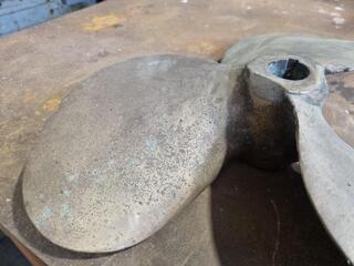 Vintage Brass Propeller