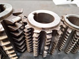 5 x Gear Hobber Cutters