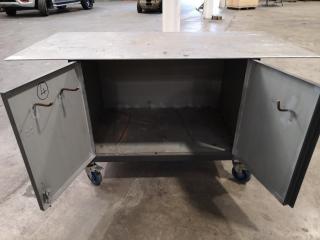 Heavy Duty Mobile Workshop Workbench Table Cabinet