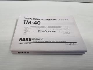 Korg TM-40 Digital Tuner/Metronome