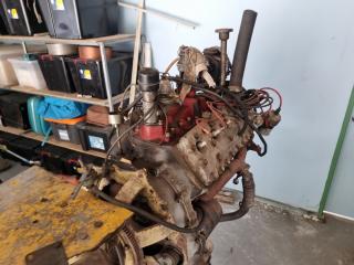 Ford Flathead V8 on Engine Stand