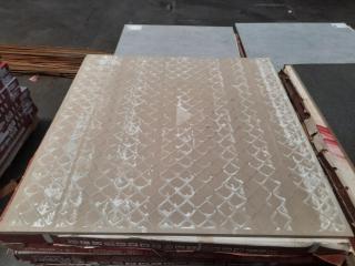 13.7M2 Garbon Seramic 600x600x10mm Mohenjo Gris Ceramic Floor Tiles