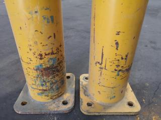 Pair of Heavy Duty Industrial Safety Bollards