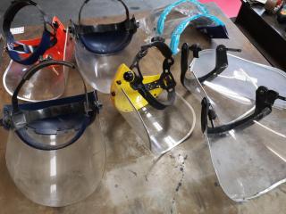 6x Assorted Face Protection Sheilds