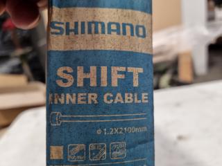 Shimano Shift Cables, 1.2x2100mm, Bulk Box